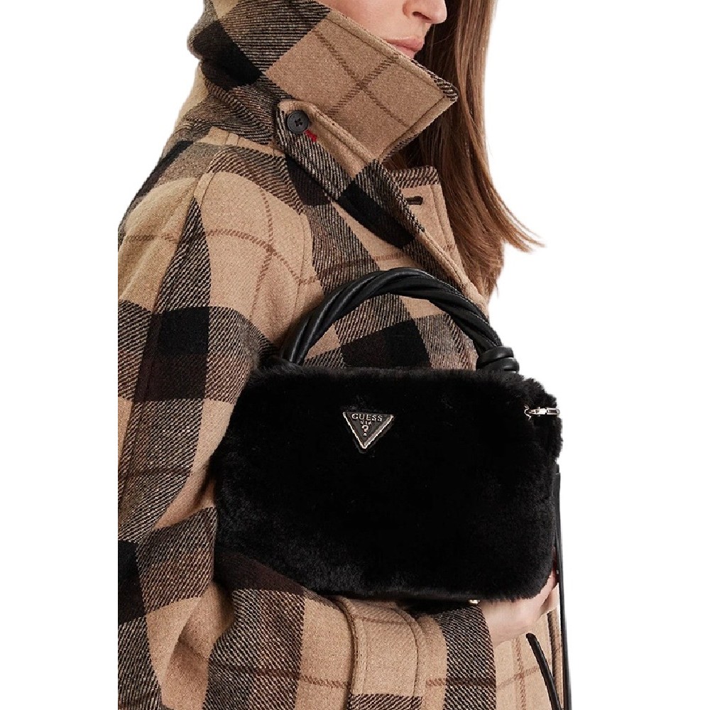 GUESS SHAIDA TOP HANDLE CROSSBODY ΤΣΑΝΤΑ ΓΥΝΑΙΚΕΙΑ BLACK