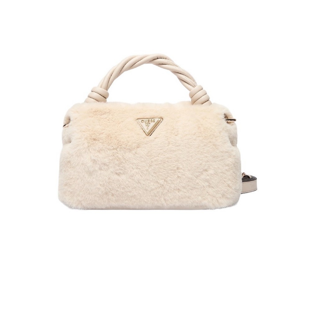 GUESS SHAIDA TOP HANDLE CROSSBODY ΤΣΑΝΤΑ ΓΥΝΑΙΚΕΙΑ STONE