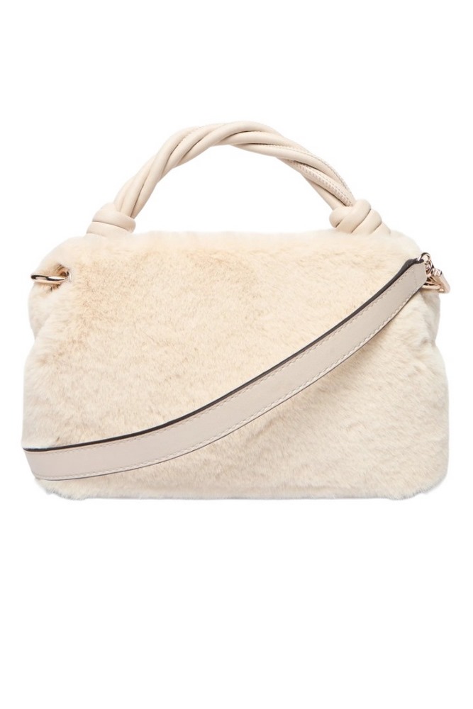 GUESS SHAIDA TOP HANDLE CROSSBODY ΤΣΑΝΤΑ ΓΥΝΑΙΚΕΙΑ STONE