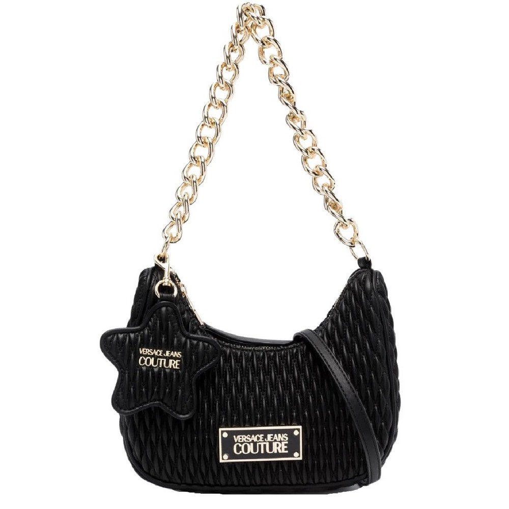 VERSACE JEANS COUTURE CRUNCHY BAGS ΤΣΑΝΤΑ ΓΥΝΑΙΚΕΙΑ BLACK