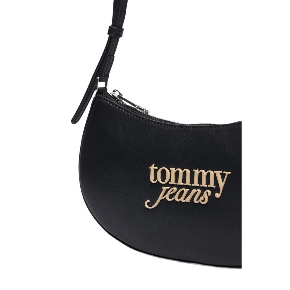 TOMMY JEANS MUST SHOULDER BAG ΤΣΑΝΤΑ ΓΥΝΑΙΚΕΙΑ BLACK