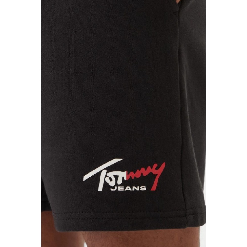 TOMMY JEANS SIGNATURE BEACH SHORT ΒΕΡΜΟΥΔΑ ΑΝΔΡΙΚΗ BLACK