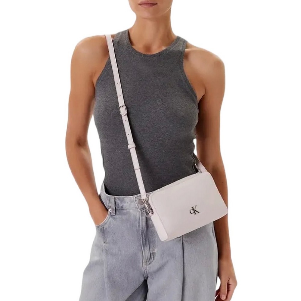 CALVIN KLEIN MINIMAL MONOGRAM CAMERA BAG 20 ΤΣΑΝΤΑ ΓΥΝΑΙΚΕΙΑ PINK