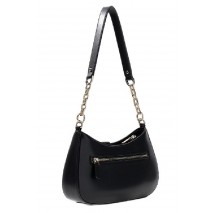 GUESS CARRIE TOP ZIP SHOULDER BAG ΤΣΑΝΤΑ ΓΥΝΑΙΚΕΙΑ BLACK