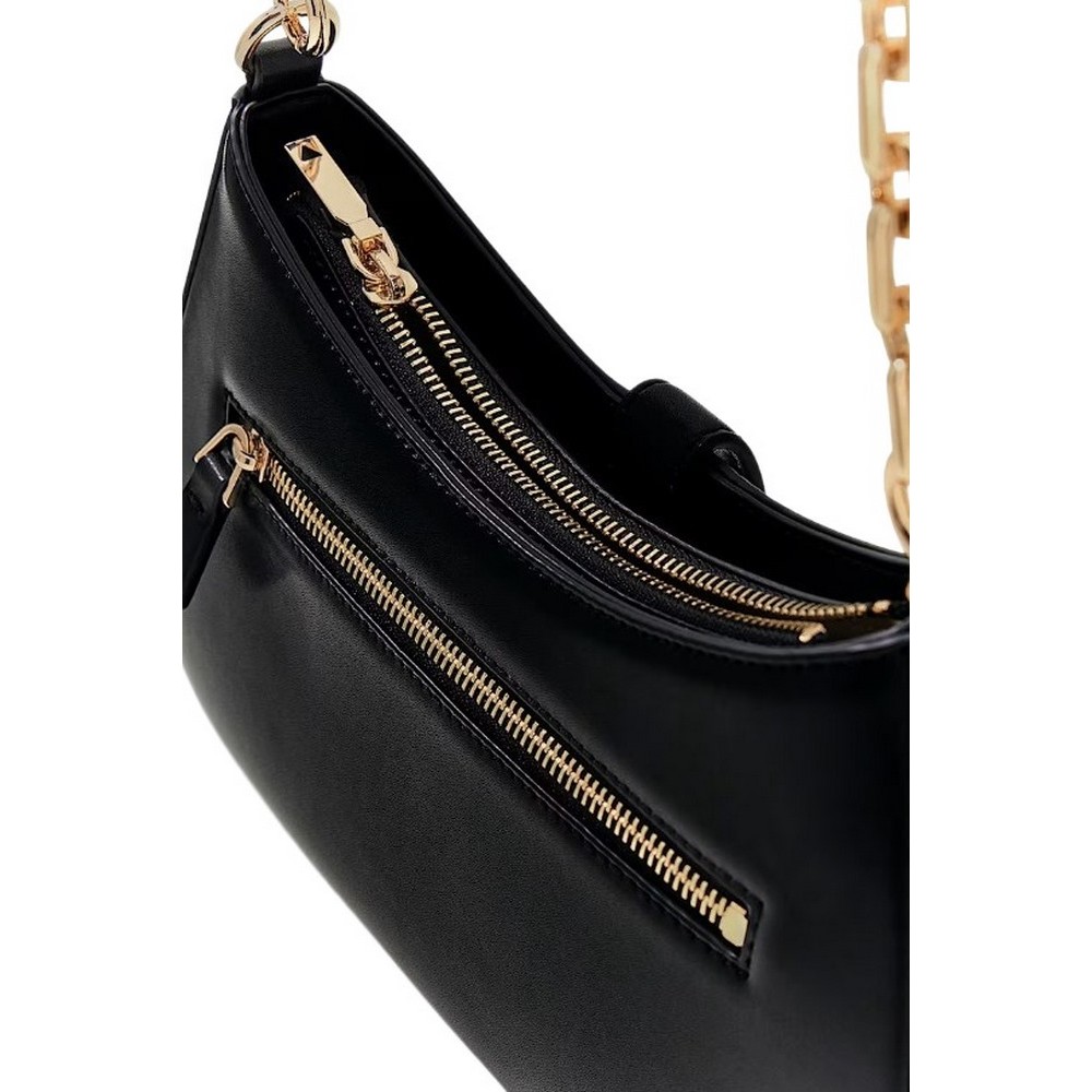 GUESS CARRIE TOP ZIP SHOULDER BAG ΤΣΑΝΤΑ ΓΥΝΑΙΚΕΙΑ BLACK