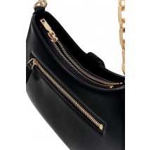 GUESS CARRIE TOP ZIP SHOULDER BAG ΤΣΑΝΤΑ ΓΥΝΑΙΚΕΙΑ BLACK