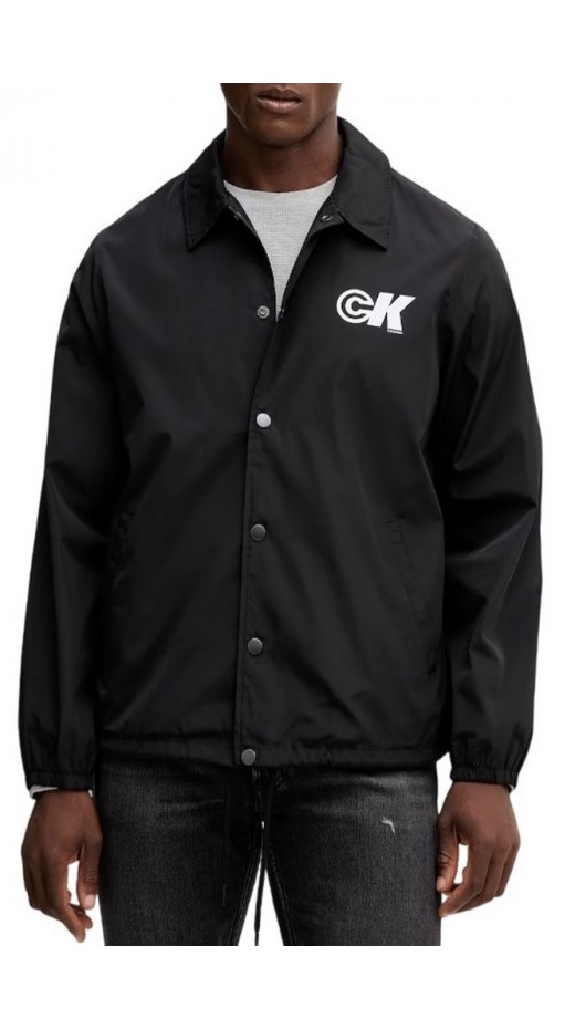 CALVIN KLEIN JEANS LS NYLN CK GRPHC CC ΜΠΟΥΦΑΝ ΑΝΔΡΙΚΟ BLACK