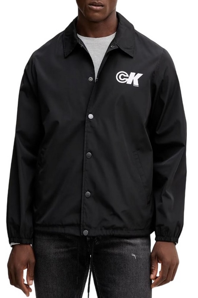CALVIN KLEIN JEANS LS NYLN CK GRPHC CC ΜΠΟΥΦΑΝ ΑΝΔΡΙΚΟ BLACK