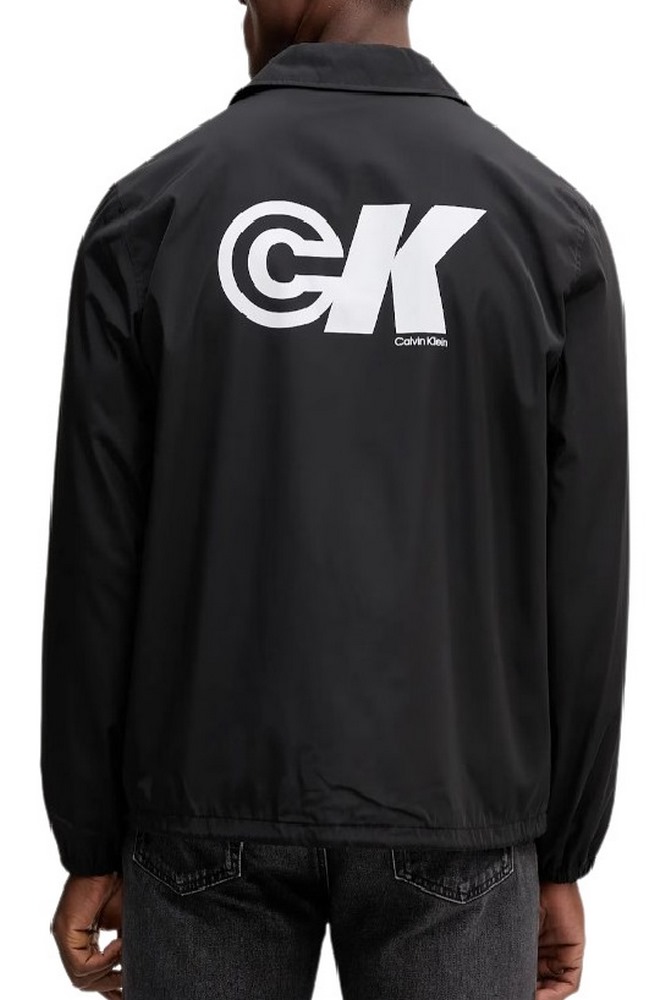 CALVIN KLEIN JEANS LS NYLN CK GRPHC CC ΜΠΟΥΦΑΝ ΑΝΔΡΙΚΟ BLACK
