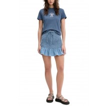 TOMMY JEANS REG SH VARSITY CREST TEE T-SHIRT ΜΠΛΟΥΖΑ ΓΥΝΑΙΚΕΙΑ NAVY