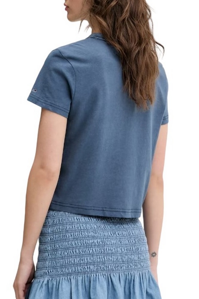 TOMMY JEANS REG SH VARSITY CREST TEE T-SHIRT ΜΠΛΟΥΖΑ ΓΥΝΑΙΚΕΙΑ NAVY