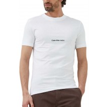 CALVIN KLEIN JEANS INSTITUTIONAL TEE T-SHIRT ΑΝΔΡΙΚΟ WHITE