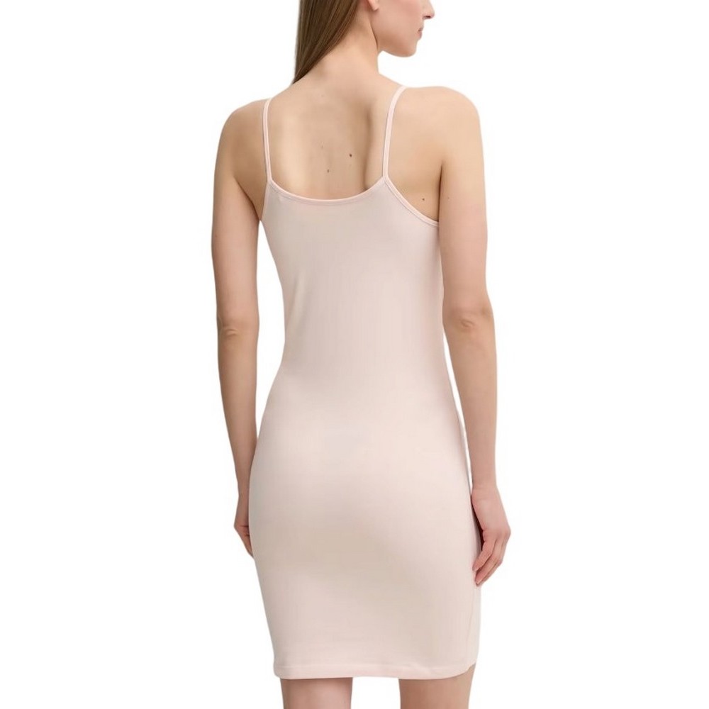 CALVIN KLEIN JEANS MONOLOGO STRAPPY DRESS ΦΟΡΕΜΑ ΓΥΝΑΙΚΕΙΟ PEONY