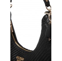 GUESS MIREMA HOBO SHOULDER BAG ΤΣΑΝΤΑ ΓΥΝΑΙΚΕΙΑ BLACK