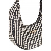 GUESS MIREMA HOBO SHOULDER BAG ΤΣΑΝΤΑ ΓΥΝΑΙΚΕΙΑ BLACK/WHITE