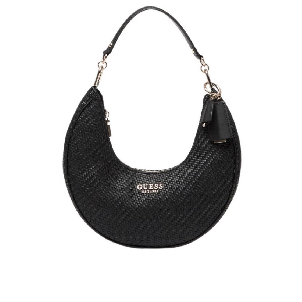 GUESS MIREMA HOBO SHOULDER BAG ΤΣΑΝΤΑ ΓΥΝΑΙΚΕΙΑ BLACK