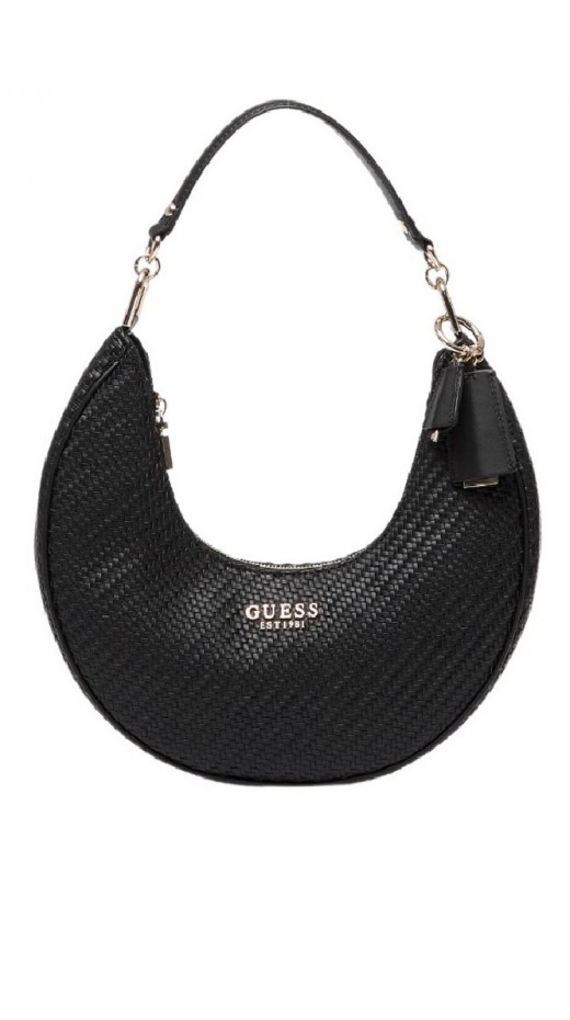GUESS MIREMA HOBO SHOULDER BAG ΤΣΑΝΤΑ ΓΥΝΑΙΚΕΙΑ BLACK