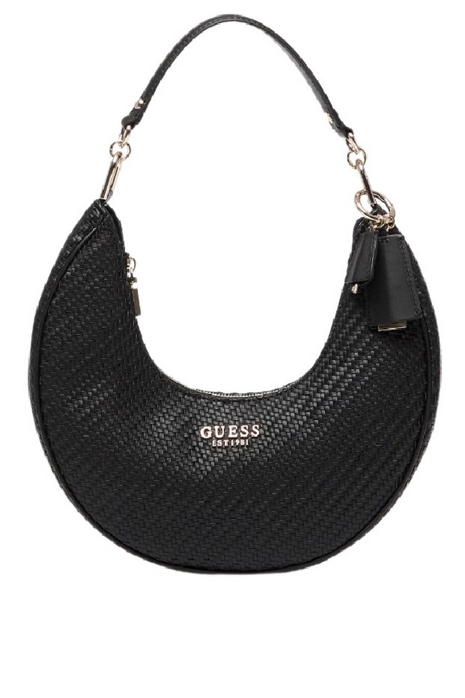 GUESS MIREMA HOBO SHOULDER BAG ΤΣΑΝΤΑ ΓΥΝΑΙΚΕΙΑ BLACK
