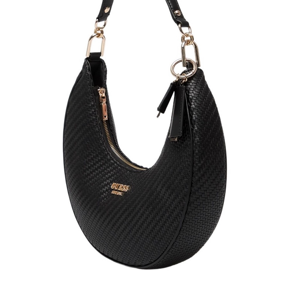 GUESS MIREMA HOBO SHOULDER BAG ΤΣΑΝΤΑ ΓΥΝΑΙΚΕΙΑ BLACK