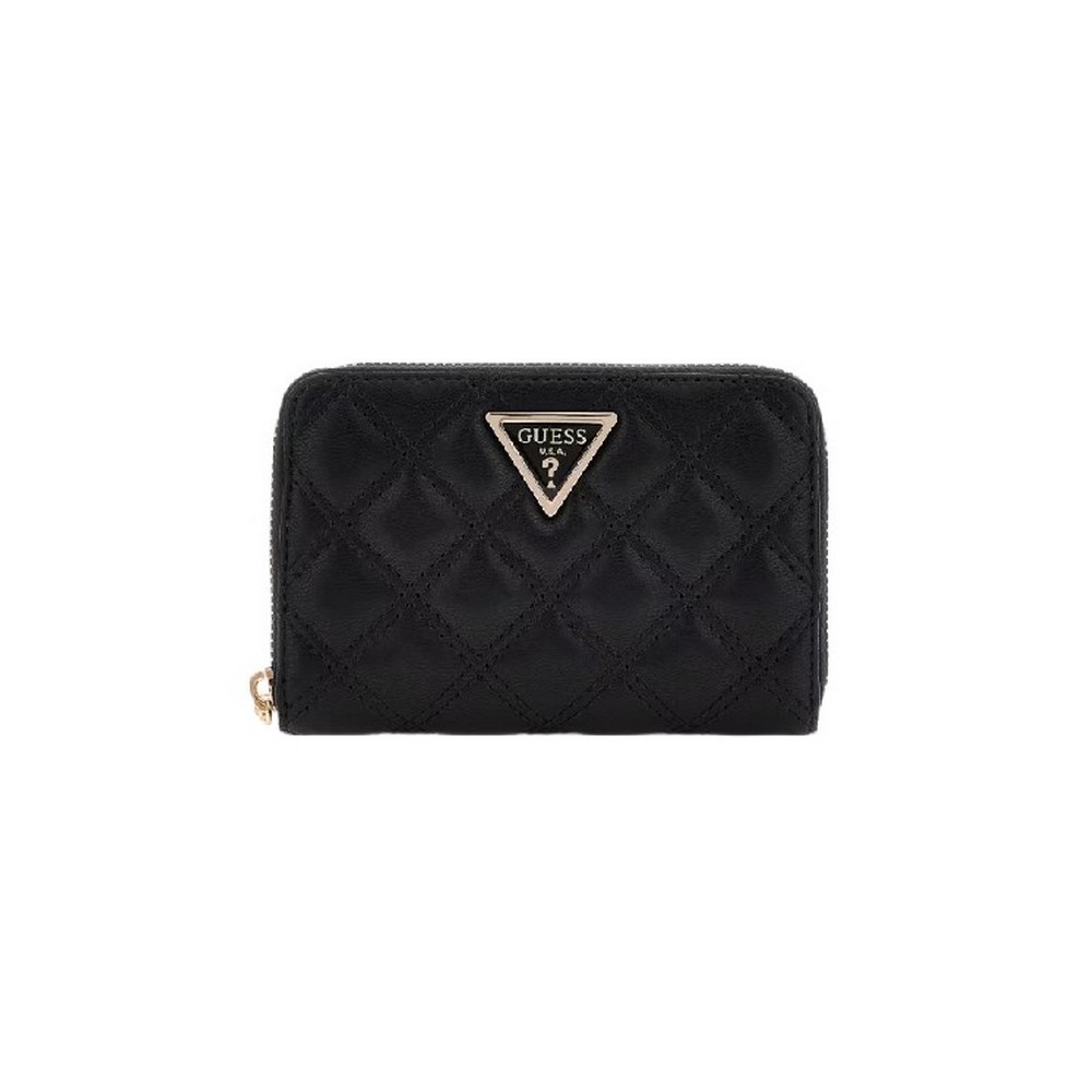 GUESS GIULLY II SLG MED ZIP AROUND ΠΟΡΤΟΦΟΛΙ ΓΥΝΑΙΚΕΙΟ BLACK