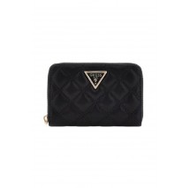 GUESS GIULLY II SLG MED ZIP AROUND ΠΟΡΤΟΦΟΛΙ ΓΥΝΑΙΚΕΙΟ BLACK