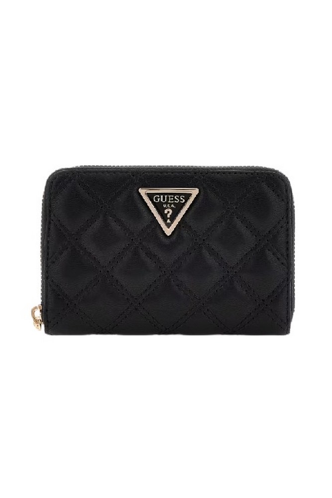 GUESS GIULLY II SLG MED ZIP AROUND ΠΟΡΤΟΦΟΛΙ ΓΥΝΑΙΚΕΙΟ BLACK