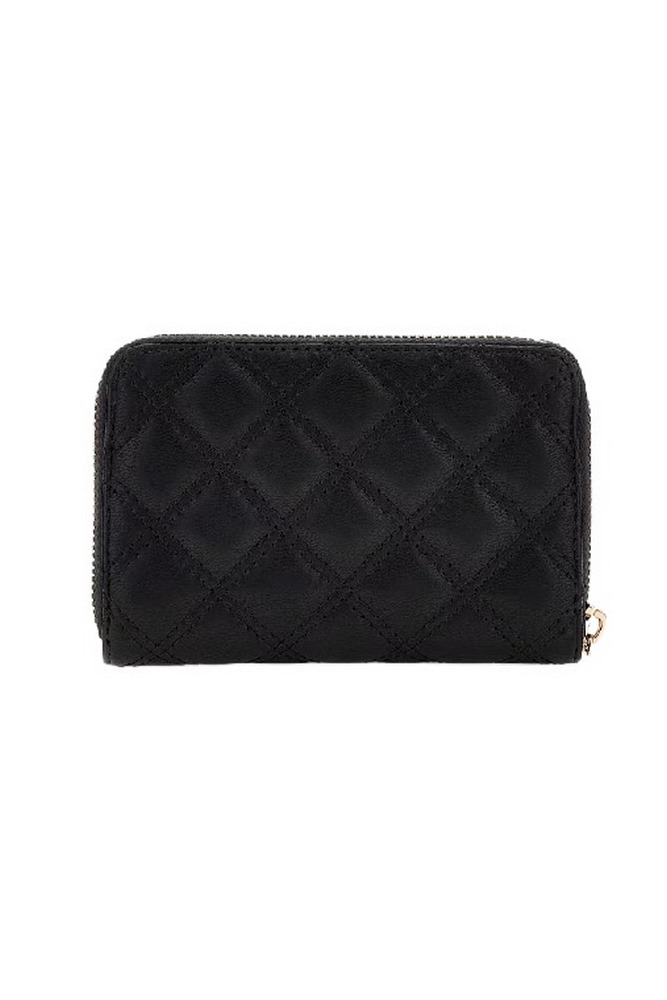 GUESS GIULLY II SLG MED ZIP AROUND ΠΟΡΤΟΦΟΛΙ ΓΥΝΑΙΚΕΙΟ BLACK