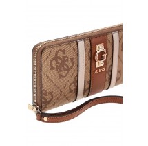 GUESS ERENIA SLG LARGE ZIP AROUND ΠΟΡΤΟΦΟΛΙ ΓΥΝΑΙΚΕΙΟ LATTE