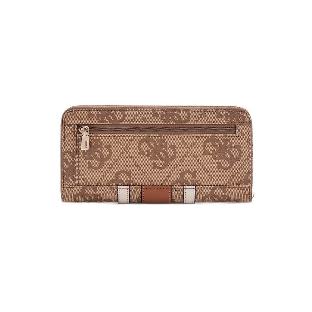 GUESS ERENIA SLG LARGE ZIP AROUND ΠΟΡΤΟΦΟΛΙ ΓΥΝΑΙΚΕΙΟ LATTE