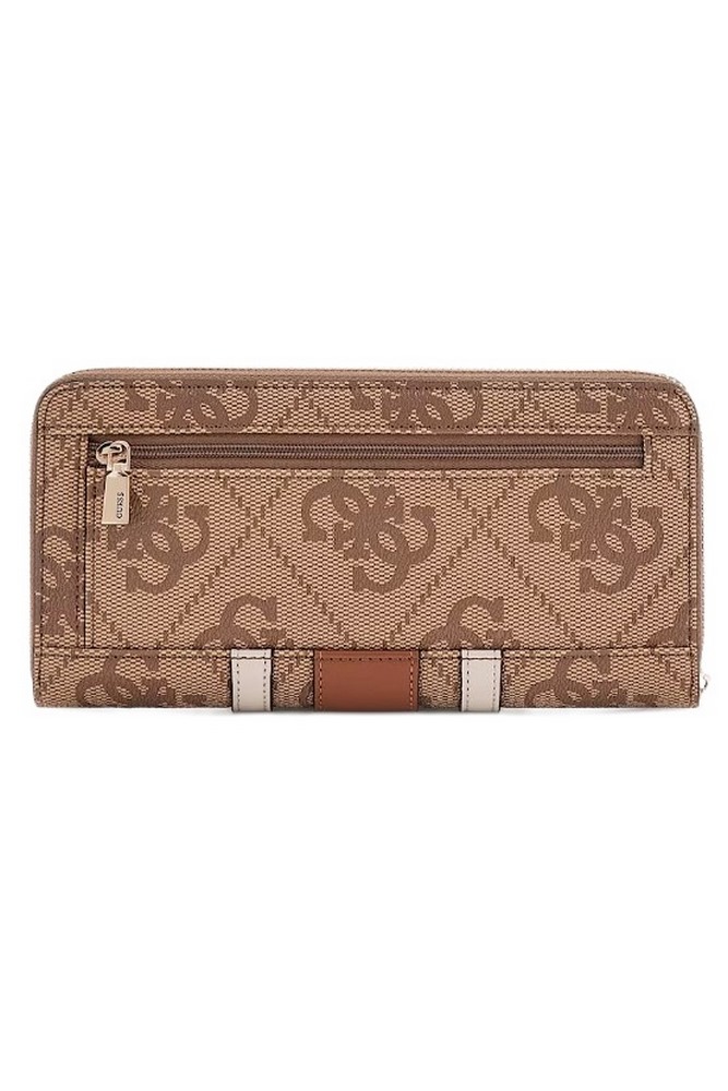 GUESS ERENIA SLG LARGE ZIP AROUND ΠΟΡΤΟΦΟΛΙ ΓΥΝΑΙΚΕΙΟ LATTE