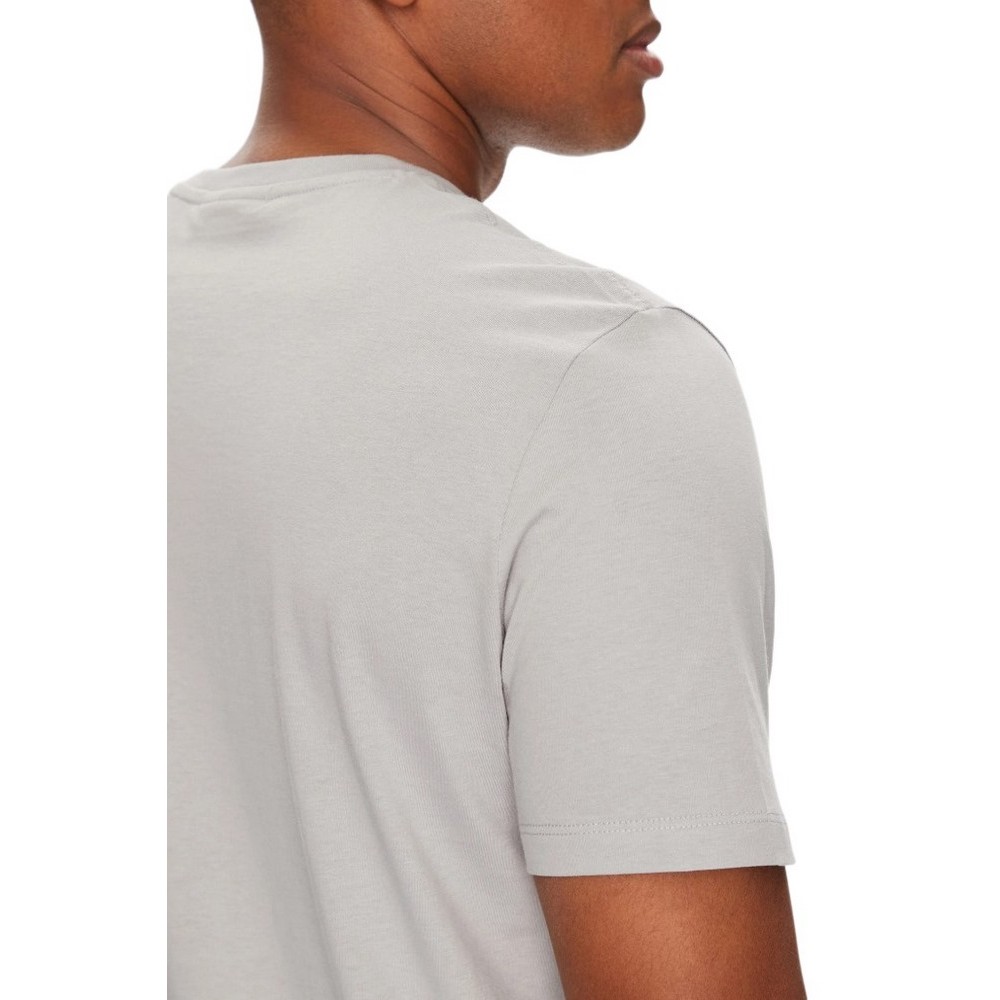 CALVIN KLEIN JEANS BADGE 30S JERSEY CLASSIC TEE T-SHIRT ΜΠΛΟΥΖΑ ΑΝΔΡΙΚΗ GREY
