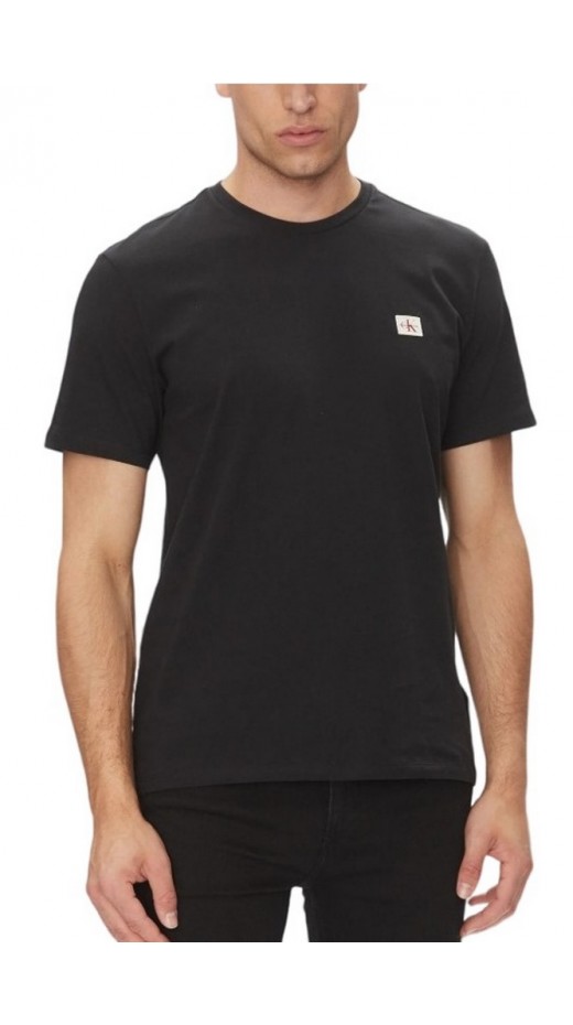 CALVIN KLEIN JEANS BADGE 30S JERSEY CLASSIC TEE T-SHIRT ΜΠΛΟΥΖΑ ΑΝΔΡΙΚΗ BLACK