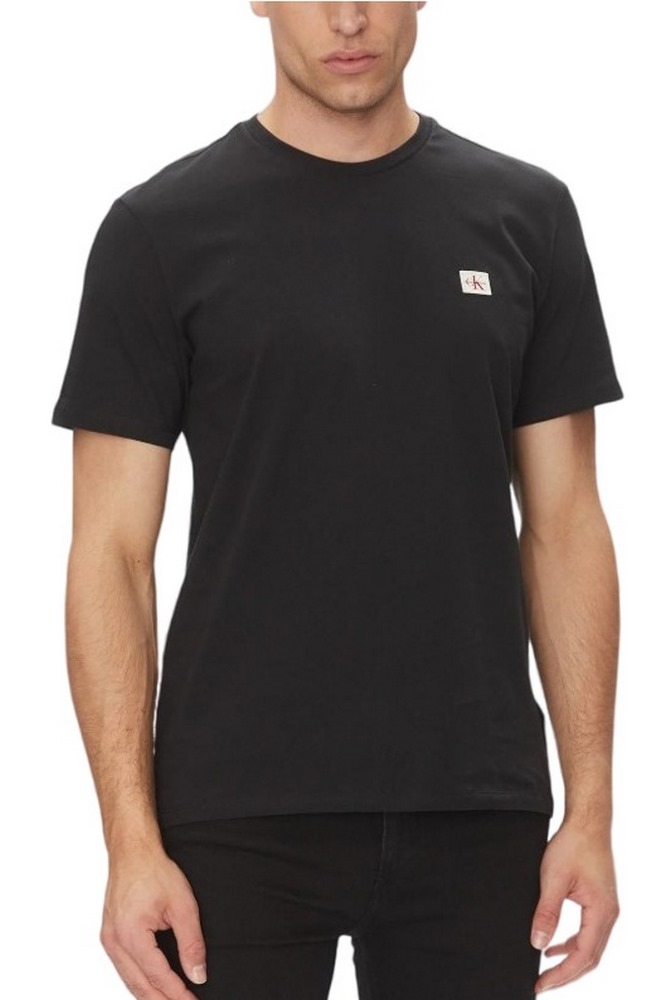 CALVIN KLEIN JEANS BADGE 30S JERSEY CLASSIC TEE T-SHIRT ΜΠΛΟΥΖΑ ΑΝΔΡΙΚΗ BLACK