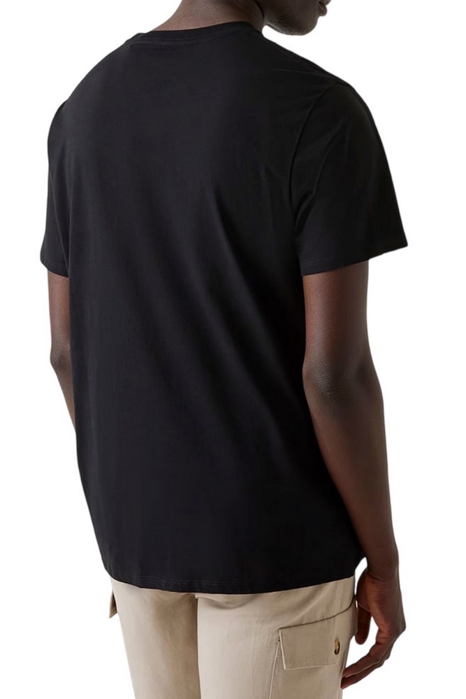 GUESS EMBROIDERY LOGO T-SHIRT ΜΠΛΟΥΖΑ ΑΝΔΡΙΚΗ BLACK