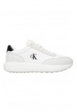 CALVIN KLEIN JEANS ATHLEISURE RUNNER LACEUP NY-SU ΠΑΠΟΥΤΣΙ ΑΝΔΡΙΚΟ WHITE/BLACK
