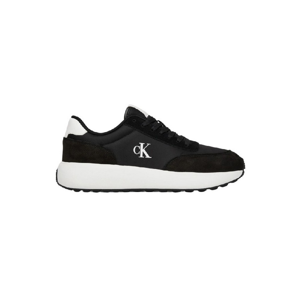 CALVIN KLEIN JEANS ATHLEISURE RUNNER LACEUP NY-SU ΠΑΠΟΥΤΣΙ ΑΝΔΡΙΚΟ BLACK/WHITE