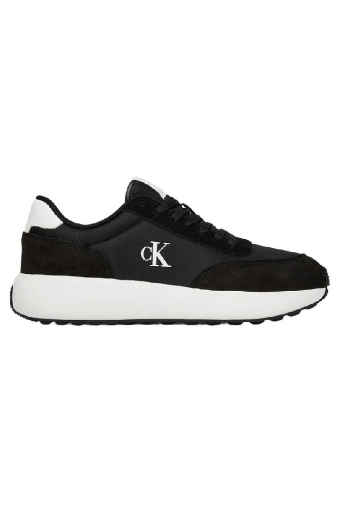 CALVIN KLEIN JEANS ATHLEISURE RUNNER LACEUP NY-SU ΠΑΠΟΥΤΣΙ ΑΝΔΡΙΚΟ BLACK/WHITE