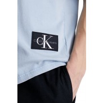 CALVIN KLEIN JEANS WASHED MONOLOGO BADGE T-SHIRT ΜΠΛΟΥΖΑ ΑΝΔΡΙΚΗ CIEL