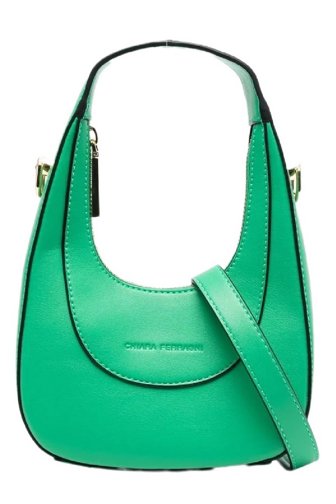 CHIARA FERRAGNI GOLDEN EYE STAR SMOOTH CALF ΤΣΑΝΤΑ ΓΥΝΑΙΚΕΙΑ GREEN
