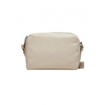 CALVIN KLEIN JEANS ULTRALIGHT DBLZIP CAMERABAG ΤΣΑΝΤΑ ΓΥΝΑΙΚΕΙΑ EGGSHELL