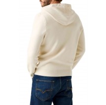 GUESS JOBY HOODIE FRENCH TERRY SWTR ΜΠΛΟΥΖΑ ΠΛΕΚΤΗ ΑΝΔΡΙΚΗ ECRU