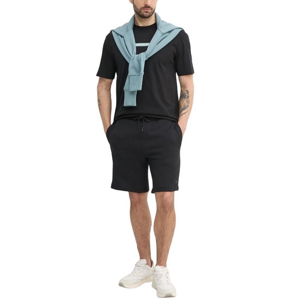 CALVIN KLEIN JEANS SUMMER TERRY SHORT ΒΕΡΜΟΥΔΑ ΑΝΔΡΙΚΗ BLACK
