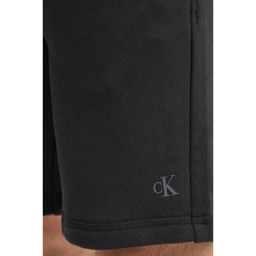 CALVIN KLEIN JEANS SUMMER TERRY SHORT ΒΕΡΜΟΥΔΑ ΑΝΔΡΙΚΗ BLACK