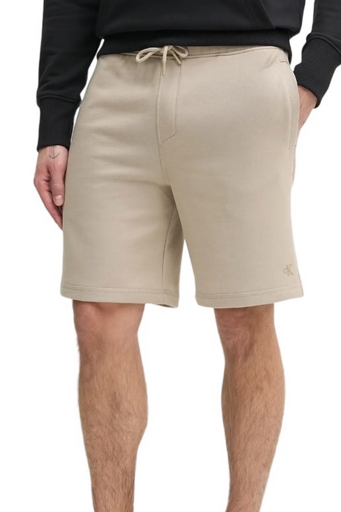 CALVIN KLEIN JEANS SUMMER TERRY SHORT ΒΕΡΜΟΥΔΑ ΑΝΔΡΙΚΗ BEIGE
