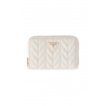 GUESS CHERYL SLG MEDIUM ZIP AROUND ΠΟΡΤΟΦΟΛΙ ΓΥΝΑΙΚΕΙΟ OFF WHITE