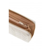 GUESS CHERYL SLG MEDIUM ZIP AROUND ΠΟΡΤΟΦΟΛΙ ΓΥΝΑΙΚΕΙΟ OFF WHITE