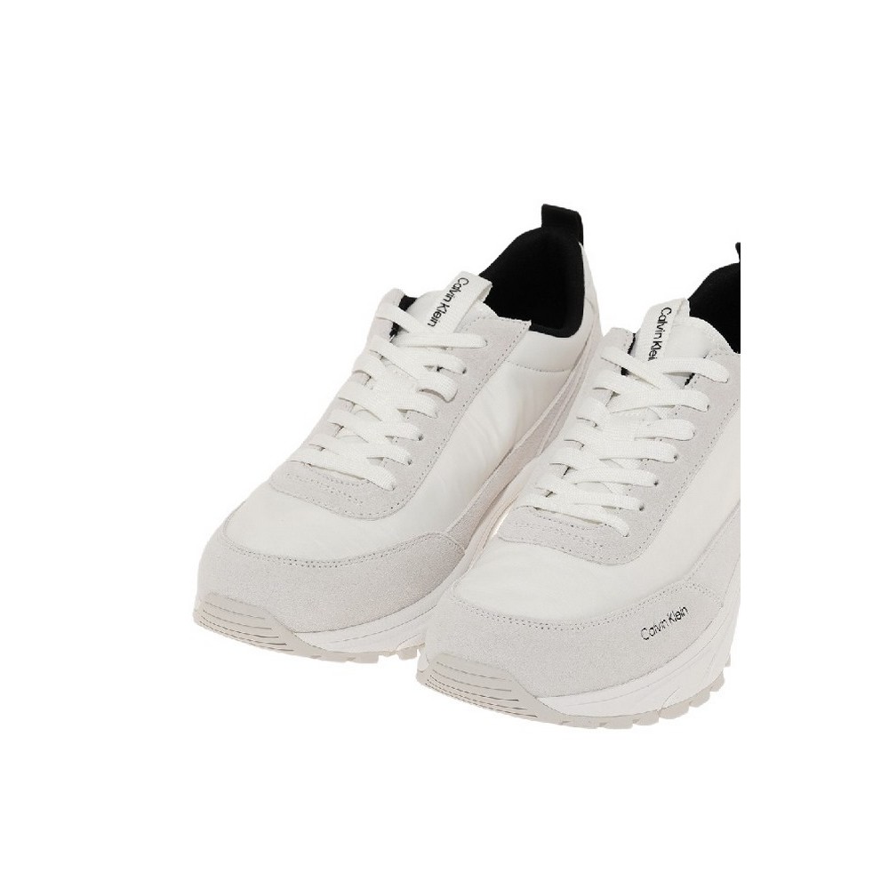 CALVIN KLEIN HIKE RUNNER CASUAL NY SU ΠΑΠΟΥΤΣΙ ΑΝΔΡΙΚΟ BRIGHT WHITE