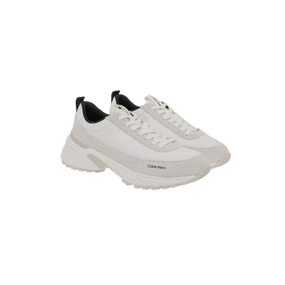 CALVIN KLEIN HIKE RUNNER CASUAL NY SU ΠΑΠΟΥΤΣΙ ΑΝΔΡΙΚΟ BRIGHT WHITE