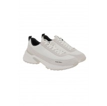 CALVIN KLEIN HIKE RUNNER CASUAL NY SU ΠΑΠΟΥΤΣΙ ΑΝΔΡΙΚΟ BRIGHT WHITE