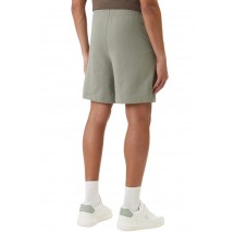 CALVIN KLEIN EU 350TERRY GRAPHIC SHORT ΒΕΡΜΟΥΔΑ ΑΝΔΡΙΚΗ LIGHT KHAKI